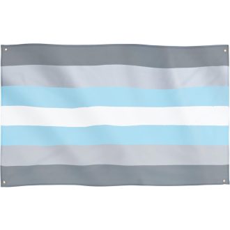   Runesol Demiboy Pride Zastava 150x90cm, LGBT+ Zastava Ponosa Za Unutarnju/Vanjsku Upotrebu