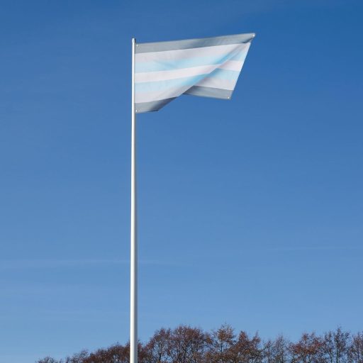 Runesol Demiboy Pride Zastava 150x90cm, LGBT+ Zastava Ponosa Za Unutarnju/Vanjsku Upotrebu