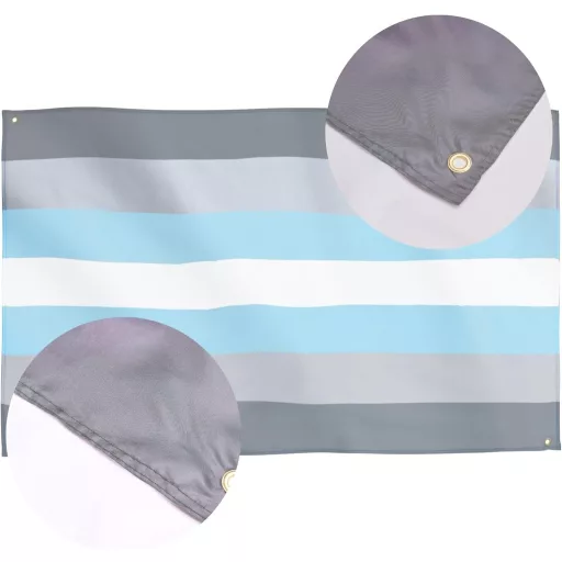 Steag Runesol Demiboy Pride 150x90cm, Steag LGBT+ Pride Interior Exterior