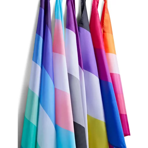 Steag Runesol Demiboy Pride 150x90cm, Steag LGBT+ Pride Interior Exterior