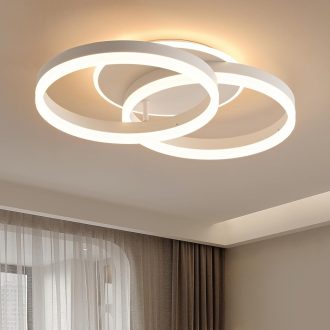   Lampă LED de plafon Amdelne 50cm cu telecomandă, reglabilă, pentru dormitor și living.