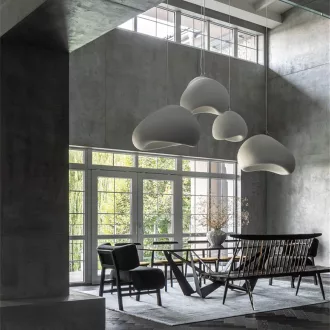   HvKvHvY Modern Csüngőlámpa E27 Madárfészek Design Függőlámpa 60cm