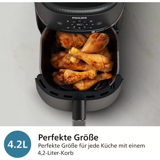 Philips Airfryer 2000 Series 4,2L digitális forró levegős sütő 13 funkcióval