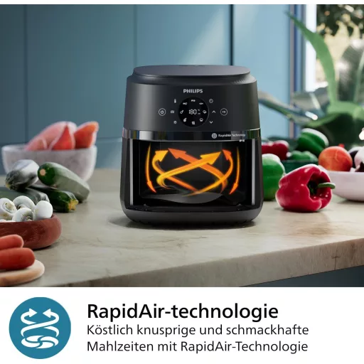 Philips Airfryer 2000 Series 4,2L digitális forró levegős sütő 13 funkcióval
