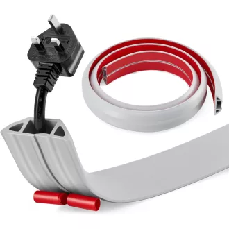   Pat cablu autoadeziv CREWORKS 1,8 m gri, 50 mm lățime, 3 canale
