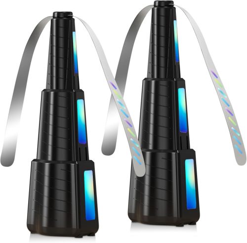zeroto 2 buc. Ventilator anti-insecte - Repelent de muște reîncărcabil USB pentru masă, cu palete rotative la 360°, pentru utilizare în interior și exterior, respingător de țânțari Kem