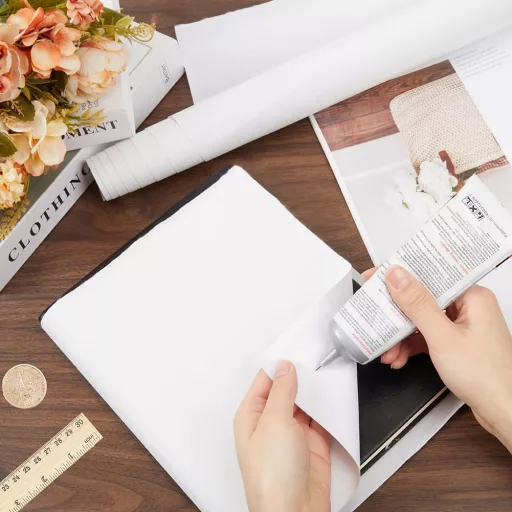 craspire Fehér Linen Könyvborító A3 A8 Méretű Könyvekhez, Kötési Felület Papírborítóhoz