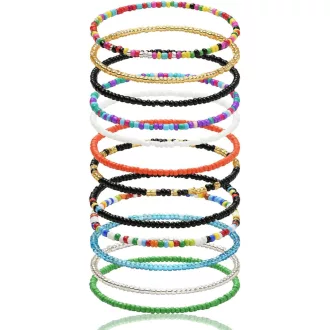   Aucuu Női Lábláncok Állítható Többrétegű Nyári Strand Ékszer