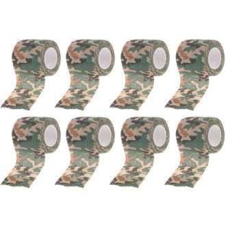   Saiginida 8 kotúčov maskovacia elastická páska 5 cm x 4,5 m samolepiaca