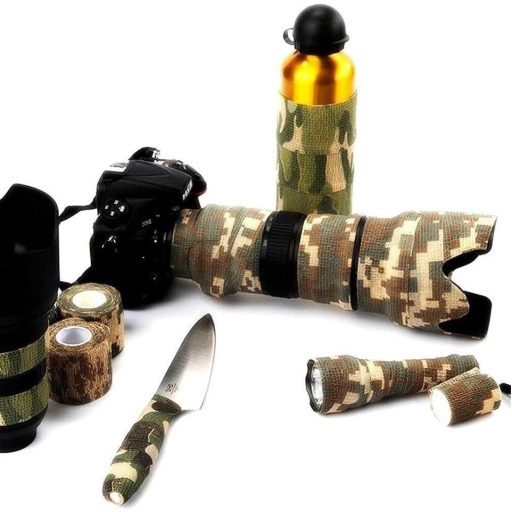 Saiginida 8 kotúčov maskovacia elastická páska 5 cm x 4,5 m samolepiaca