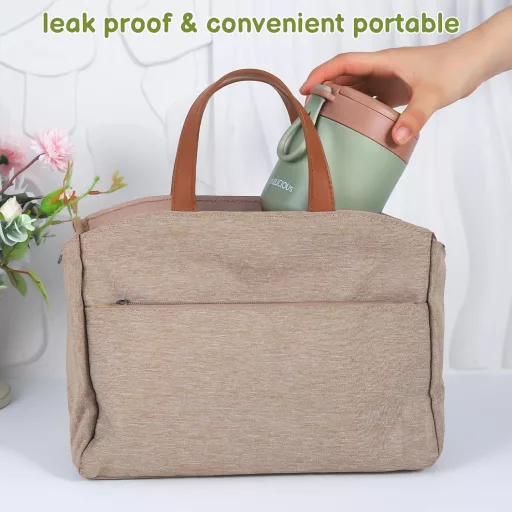 Set 2 Termosuri Alimentare din Oțel Inoxidabil Jostift cu Lingură, 430ml, Verde și Albastru