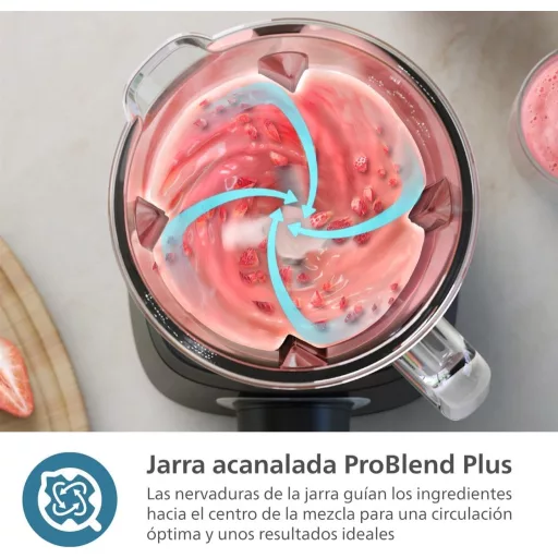 Philips HR3020 5000 Series 1000W Turmixgép ProBlend Plus Technológiával, 2L Kapacitás