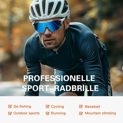 BootyBay polarizirane sportske naočale za biciklizam skijanje UV400 zaštita unisex