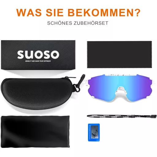 BootyBay polarizirane sportske naočale za biciklizam skijanje UV400 zaštita unisex