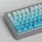 Venit Keys PBT Gradient 125 Billentyű Cherry Profile Mechanikus Billentyűzet Keycap Cyan