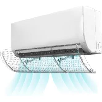   seeYOLO Állítható Légkondicionáló Deflektálólemez Ablakhoz Átlátszó Szél Irányító