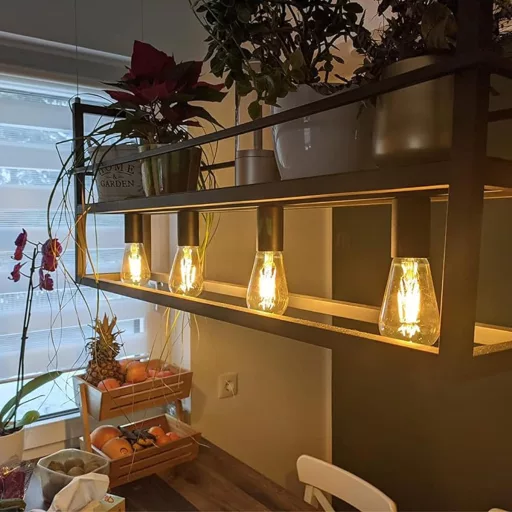 WOOWTT E27 LED Edison izzó 4W dimmelhető meleg fehér 2700K 3db szett