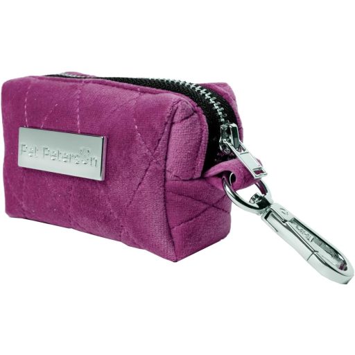 Pet Peterson Állítható Kutyahám Kicsi Kutyáknak, Lila Bársony, M Méret + Póráz + Szállítótáska