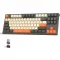 Bezdrôtová herná klávesnica FREEWOLF M88 TKL, mechanická, Hot-Swap, Bluetooth/2.4GHz, Red Switch, QWERTY