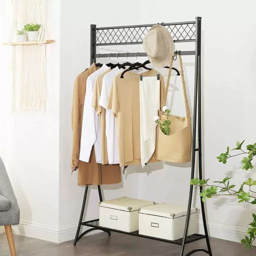 Set 18 umerașe antiderapante din catifea ManGotree, negre - cu clipsuri pentru pantaloni, fuste, cămăși