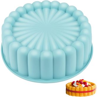   EXIN DEHCEN Szilikon Sütőforma 20 cm - Kerek Tortaforma Többrétegű Tortákhoz, Sajttortához, Szivárványtortához, Mosogatógépben Mosható

AI: