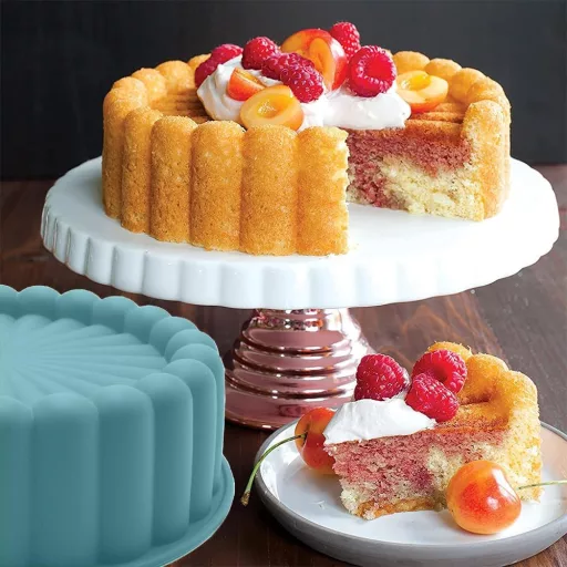 EXIN DEHCEN Szilikon Sütőforma 20 cm - Kerek Tortaforma Többrétegű Tortákhoz, Sajttortához, Szivárványtortához, Mosogatógépben Mosható

AI: 
