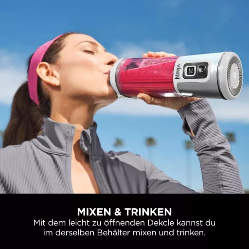 Ninja Blast BC151EUWH Hordozható Turmixgép 530ml Vezeték Nélküli Gyümölcs Jégzúzó