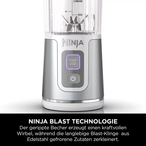 Ninja Blast BC151EUWH Hordozható Turmixgép 530ml Vezeték Nélküli Gyümölcs Jégzúzó