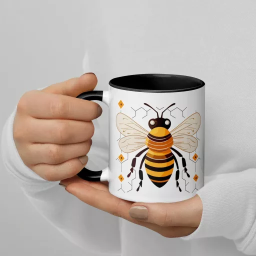 Cană Apicultura Chatcripant, Cadou cu Albinuțe, Cană de Cafea pentru Iubitorii de Natură