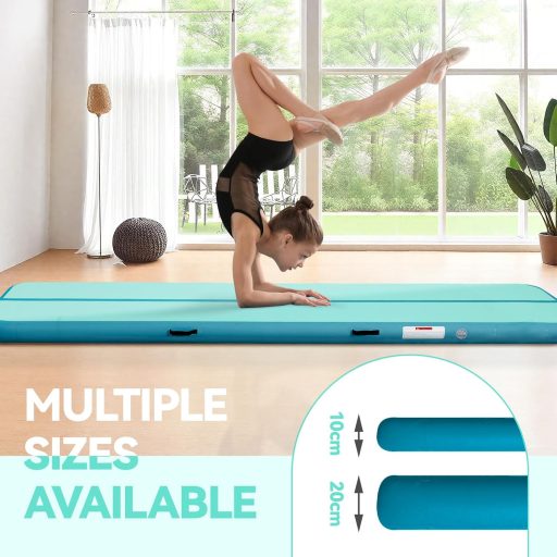 Saltea de Gimnastică Gonflabilă Airtrack cu Pompă Electrică, Matriță pentru Gimnastică și Yoga