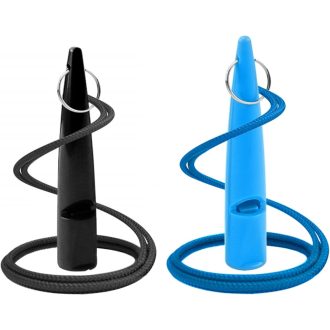   OioTuyi Professzionális Kutya Sípfújó Fekete-Kék Ultrahangos Kiképzéshez Szíjjal