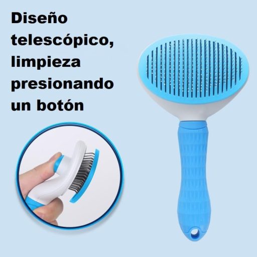 Öntisztító Slicker Brush Fésű – A legjobb kisállat macska kutyaápolás, hosszú, rövid szőr – laza aljszőrzet kihullása kusza szőr eltávolítja eszköz – rózsaszín