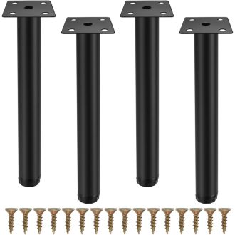   Fulushouxi 4 db fém bútor láb 20 cm állítható kanapé asztal szék támaszláb