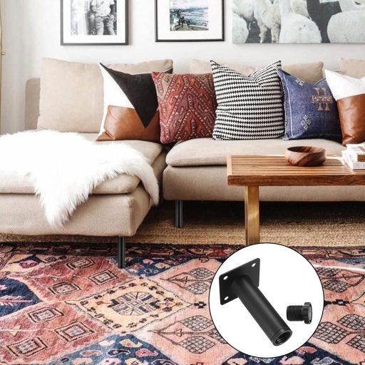 Fulushouxi 4 db fém bútor láb 20 cm állítható kanapé asztal szék támaszláb