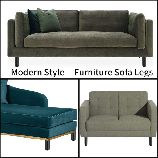 Fulushouxi 4 db fém bútor láb 20 cm állítható kanapé asztal szék támaszláb