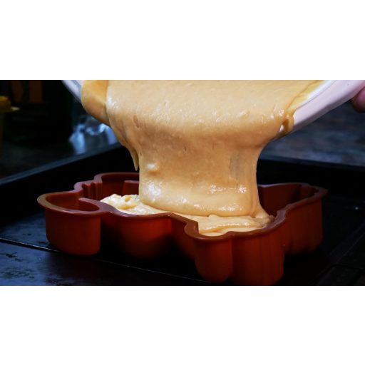 Silikónová forma na pečenie v tvare psa Silver-Stage - na detskú oslavu, narodeniny, na prípravu brownies, čokolády, chleba, dezertov - bez BPA