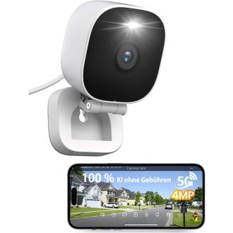   VIM TAG 2.5K WiFi Kültéri Biztonsági Kamera, Színes Éjjellátó, Mozgásérzékelés, IP66, Alexa