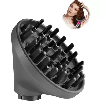   Cap difuzor TOSAGE Airwrap pentru onduleuri și bucle, HS01 HS05 HS08, gri