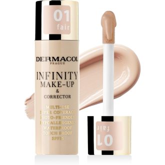   Dermacol Infinity make-up a korektor SPF 15 01 Fair - vodeodolný, dlhotrvácny