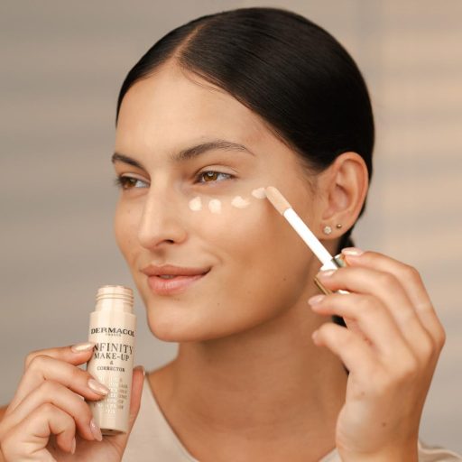 Dermacol Infinity make-up a korektor SPF 15 01 Fair - vodeodolný, dlhotrvácny