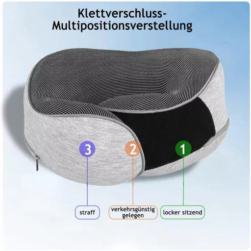 Reiteag Utazási Nyakpárna Memory Foam Repülőhöz Autóhoz Vonatra