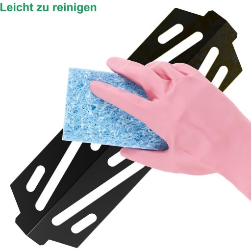 WELL GRILL Aromasínek és Hőterelők Weber Genesis II 300 Sorozathoz - 5 db Lángterelő + 3 db Hővisszaverő - Gázgrillhez Kompatibilis Alkatrés