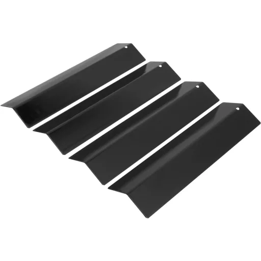 WELL GRILL Placă Distribuitoare Căldură Email Porțelanat 36,5 cm - Piesă de Schimb Grill pentru Grătarele Homebase Nimbus/Stardom și Argos - Set de 4 bucăți