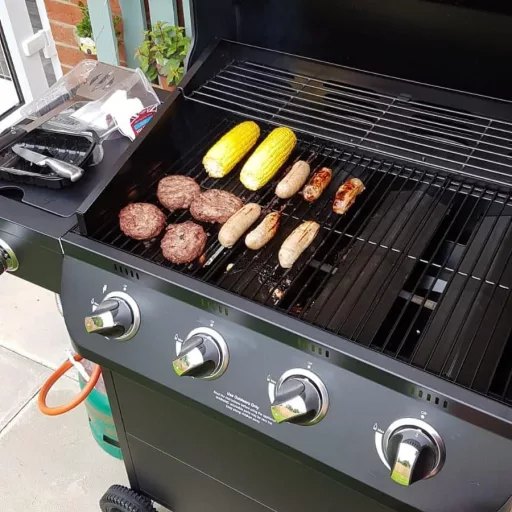 WELL GRILL Placă Distribuitoare Căldură Email Porțelanat 36,5 cm - Piesă de Schimb Grill pentru Grătarele Homebase Nimbus/Stardom și Argos - Set de 4 bucăți