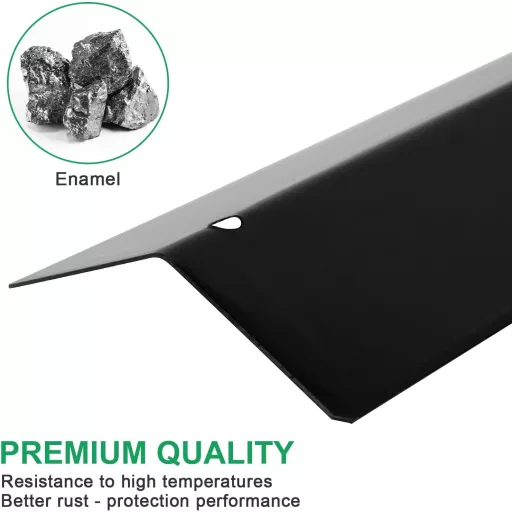 WELL GRILL Placă Distribuitoare Căldură Email Porțelanat 36,5 cm - Piesă de Schimb Grill pentru Grătarele Homebase Nimbus/Stardom și Argos - Set de 4 bucăți