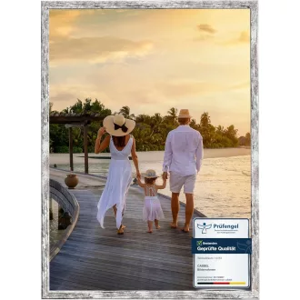   CABBEL Okvir za slike 2 kom 50x70 cm - Okvir od breze s akrilnim staklom - Držač za dokumente, postere, puzzle - Za montažu na zid