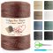 estcoo Makramé Kötél 2mm x 250m Réz Polyester Zsinór DIY Kézműves Dekorációhoz