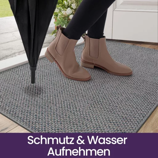 DEXI Szennyeződésfogó Lábtörlő 61x92cm, Csúszásmentes Bejárati Szőnyeg Mosható