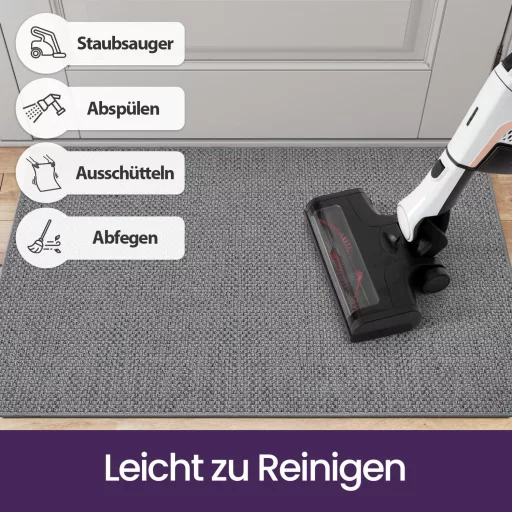 DEXI Szennyeződésfogó Lábtörlő 61x92cm, Csúszásmentes Bejárati Szőnyeg Mosható