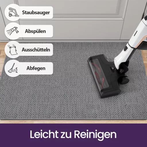 DEXI Szennyeződésfogó Lábtörlő 61x92cm, Csúszásmentes Bejárati Szőnyeg Mosható